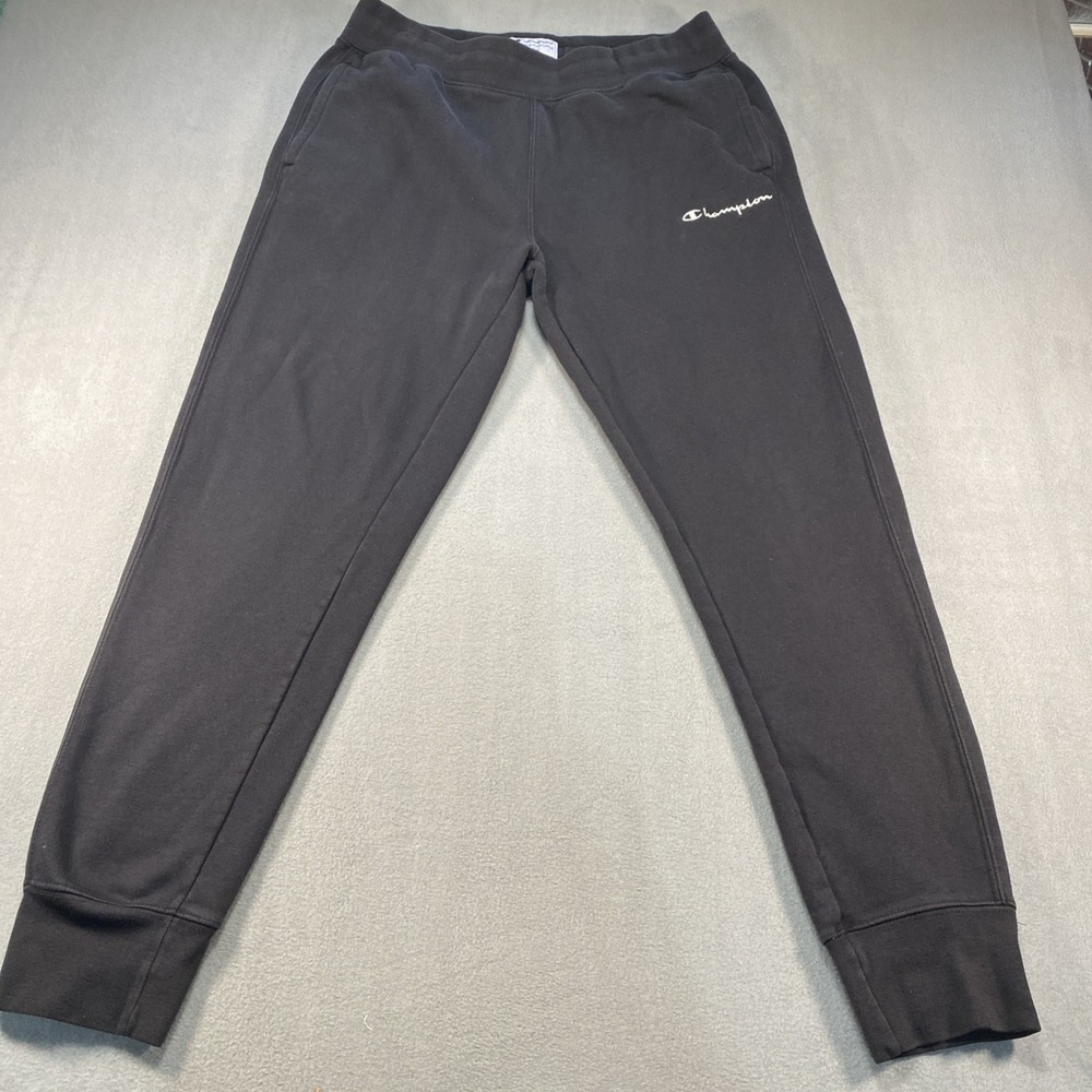 Champion Mens‎ Atheltic Pants Black Large